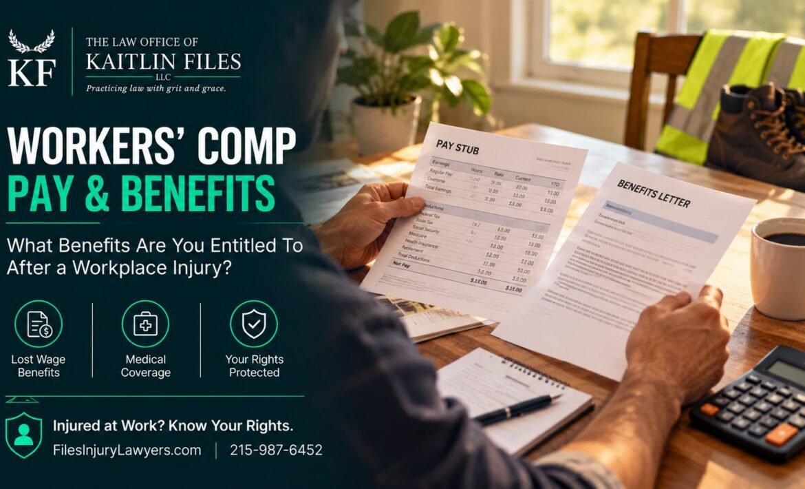 Average weekly wage – injured worker comparing a pay stub and workers' comp benefits letter